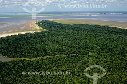  Subject: View of the Anavilhanas Archipelago - It is located between the municipalities of Manaus and Novo Airao - biggest drought registered / Place: Amazonas state (AM) - Brazil / Date: 11/2010 