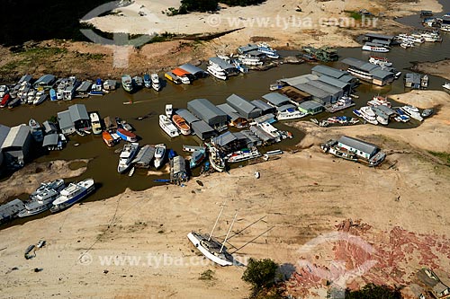  Subject: View of Marina of Davi - biggest drought registered / Place: Manaus city - Amazonas state (AM) - Brazil / Date: 11/2010 