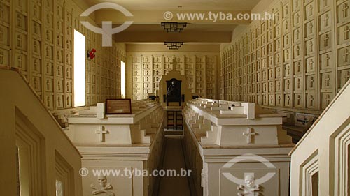  Subject: Ossuary in the interior of the Ordem Terceira de São Francisco Church (1702) / Place: Salvador city - Bahia state (BA) - Brazil / Date: 01/2012 