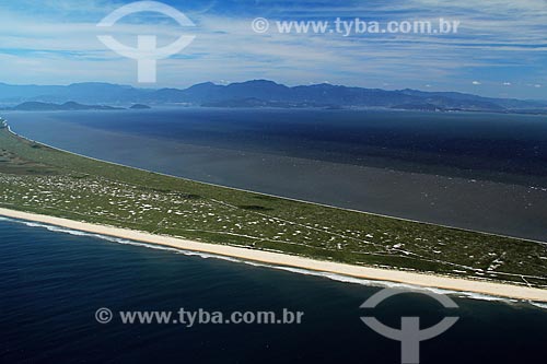 Subject: View of Restinga Marambaia - The area protected by the Navy of Brazil / Place: Rio de Janeiro city - Rio de Janeiro state (RJ) - Brazil / Date: 01/2012 
