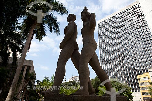  Subject: Monument to the Brazilian Youth (1947) - By Bruno Giorgi - Gustavo Capanema Palace Gardens / Place: City center - Rio de Janeiro city - Rio de Janeiro state (RJ) - Brazil / Date: 09/2011 