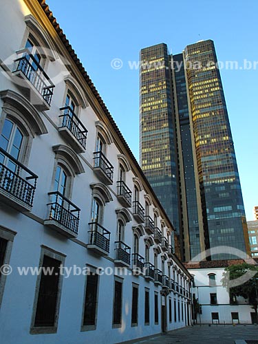  Subject: Facade of the Imperial Palace with building of Candido Mendes Centre in the background / Place: City center - Rio de Janeiro city - Rio de Janeiro state (RJ) - Brazil / Date: 01/2012 