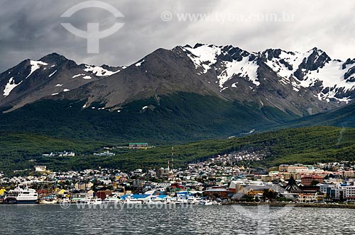 Subject: View of Ushuaia Port / Place: Ushuaia city - Tierra del Fuego Province - Argentina - South America / Date: 02/2010 