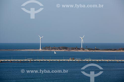  Subject: Wind turbines of Mucuripe / Place: Fortaleza city - Ceara state (CE) - Brazil / Date: 01/2012 