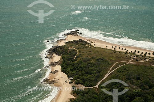  Subject: Aerial view of Pedra do Xareu Beach / Place: Cabo de Santo Agostinho city - Pernambuco state (PE) - Brazil / Date: 10/2011 