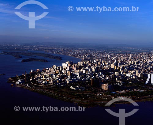  Subject: Aerial view of Porto Alegre city / Place: Porto Alegre city - Rio Grande do Sul state (RS) - Brazil / Date: 05/2008 