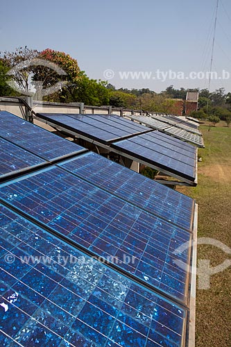  Photovoltaic plates for solar energy capture in IEE (Institute of Electrotechnics and energy) of USP- Program for the development of applications of photovoltaic solar energy  - Sao Paulo city - Sao Paulo state (SP) - Brazil