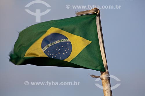  Subject: Brazilian flag / Place: Manaus city - Amazonas state (AM) - Brazil / Date: 10/2011 