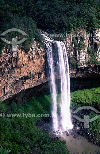  Subject: View of the Caracol Waterfall / Place: Canela city - Rio Grande do Sul state (RS) - Brazil / Date: 03/2009 
