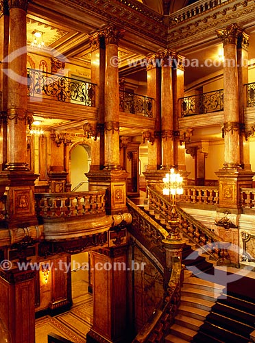  Subject: Inside of the Municipal Theater of Rio de Janeiro / Place: Rio de Janeiro city - Rio de Janeiro state (RJ) - Brazil / Date: 04/2009 