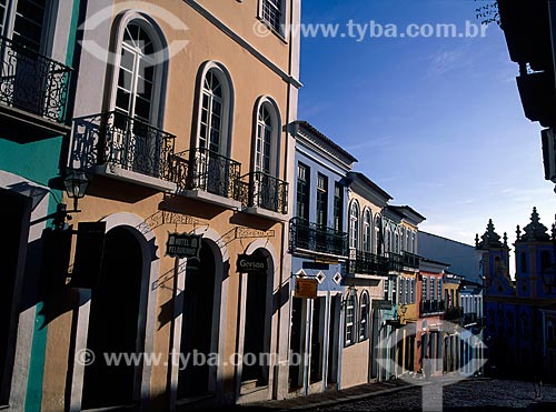  Subject: Colonial houses in Pelourinho / Place: Salvador city - Bahia state (BA) - Brazil / Date: 11/2008 