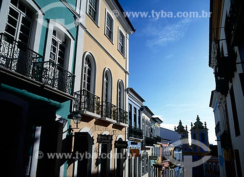  Subject: Colonial houses in Pelourinho / Place: Salvador city - Bahia state (BA) - Brazil / Date: 11/2008 