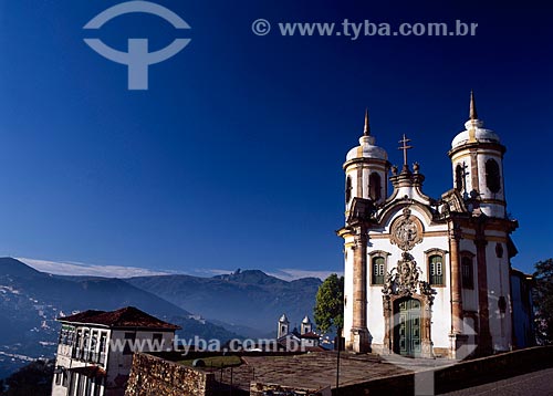  Subject: Sao Francisco de Assis Church / Place: Ouro Preto city - Minas Gerais state (MG) - Brazil / Date: 04/2008 