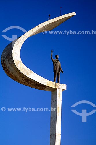  Subject: Statue of JK Memorial / Place: Brasilia city - Federal District (FD) - Brazil / Date: 04/2008 