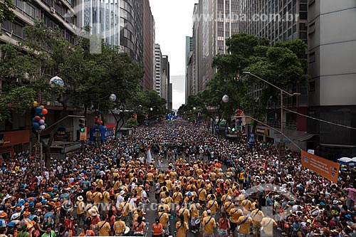  Subject: Street carnival - Monobloco parade on Rio Branco Avenue (Street parade)  / Place: City center - Rio de Janeiro city - Rio de Janeiro state (RJ) - Brazil / Date: 03/2011 