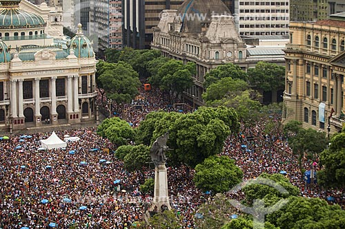  Subject: Street carnival - Monobloco parade on Rio Branco Avenue (Street parade)  / Place: City center - Rio de Janeiro city - Rio de Janeiro state (RJ) - Brazil / Date: 03/2011 