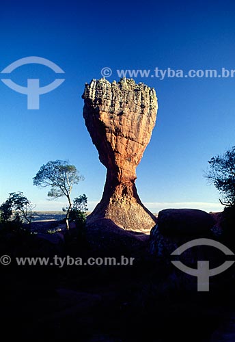  Subject: The Glass - sandstone formation of the Vila Velha State Park / Place: Ponta Grossa city - Parana state (PR) - Brazil / Date: 03/2010 
