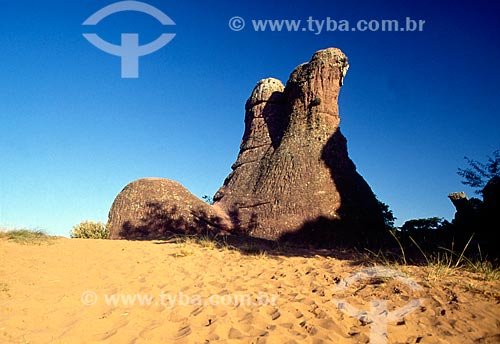  Subject: Sandstone formation of the Vila Velha State Park / Place: Ponta Grossa city - Parana state (PR) - Brazil / Date: 03/2010 