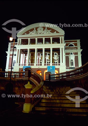  Subject: Norturn view of Manaus Theater / Place: Manaus city - Amazonas state (AM) - Brazil / Date: 02/2009 