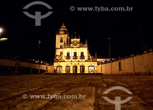  Subject: Noturn view of Sao Francisco Church / Place: Joao Pessoa city - Paraiba state (PB) - Brazil / Date: 05/2008 