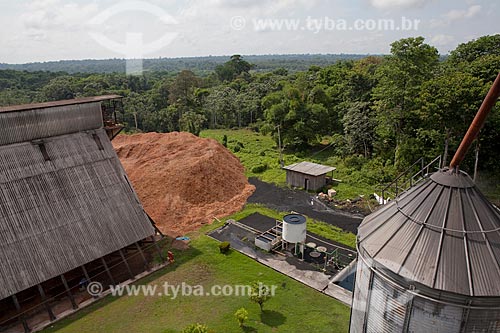  Subject: Courtyard of Precious Wood Amazon company / Place: Itacoatiara city - Amazonas state (AM) - Brazil / Date: 10/2011 