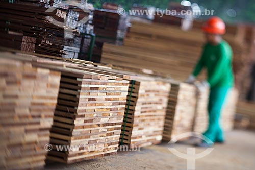  Subject: Man works at the Precious Wood Amazon timber / Place: Itacoatiara city - Amazonas state (AM) - Brazil / Date: 10/2011 