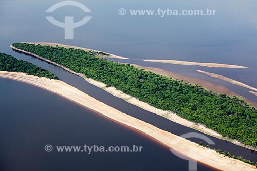  Subject: Aerial view of Anavilhanas fluvial archipelago, in the Negro River / Place: Amazonas state (AM) - Brazil / Date: 10/2011 