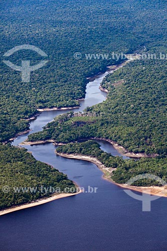  Subject: Aerial view of Anavilhanas fluvial archipelago, in the Negro River / Place: Amazonas state (AM) - Brazil / Date: 10/2011 