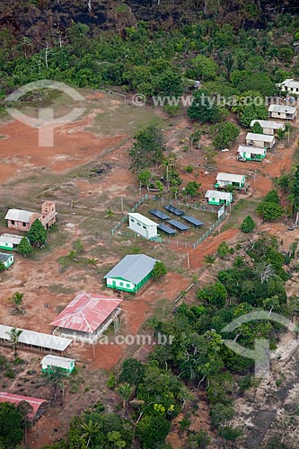  Subject: Aerial view of comunity of Sobrado / Place: Novo Airão city - Amazonas state (AM) - Brazil / Date: 10/2011 