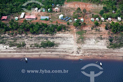  Subject: Aerial view of comunity of Sobrado / Place: Novo Airão city - Amazonas state (AM) - Brazil / Date: 10/2011 
