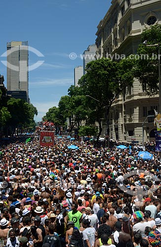  Subject: Street carnival - Bloco Cordao da Bola Preta (Street parade) / Place: City center - Rio de Janeiro city - Rio de Janeiro state (RJ) - Brazil / Date: 02/2012 