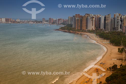  Subject: View of beaches in Fortaleza along Beira Mar Avenue / Place: Fortaleza city - Ceara state (CE) - Brazil / Date: 11/2011 