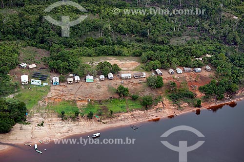  Subject: Aerial view of riverine community of Terra Nova / Place: Amazonas state (AM) - Brazil / Date: 10/2011 