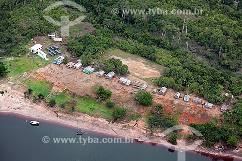  Subject: Aerial view of riverine community of Terra Nova / Place: Amazonas state (AM) - Brazil / Date: 10/2011 