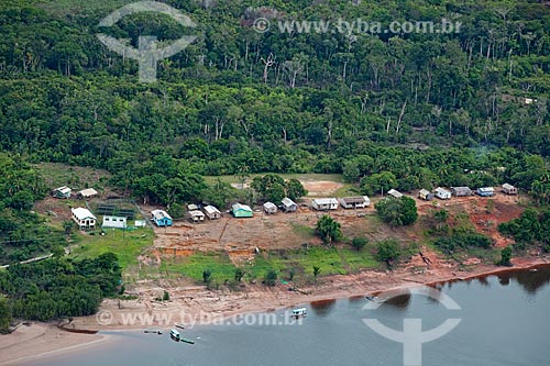  Subject: Aerial view of riverine community of Terra Nova / Place: Amazonas state (AM) - Brazil / Date: 10/2011 