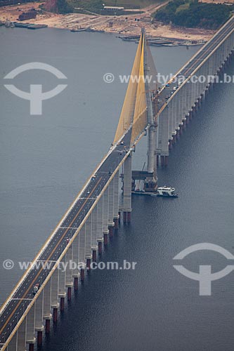  Subject: Aerial view of Rio Negro Bridge / Place: Manaus city - Amazonas state (AM) - Brazil / Date: 10/2011 