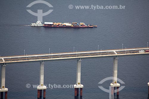  Subject: Aerial view of Rio Negro Bridge / Place: Manaus city - Amazonas state (AM) - Brazil / Date: 10/2011 