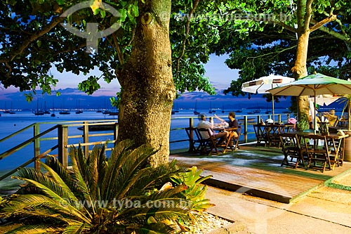  Subject: Restaurant by the beach in Santo Antonio de Lisboa neighborhood / Place: Florianopolis city - Santa Catarina state (SC) - Brazil / Date: 03/2012 