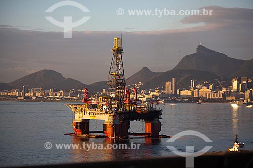  Subject: View of Petroleum platform  / Place: Rio de Janeiro city - Rio de Janeiro state (RJ) - Brazil / Date: 10/2011 