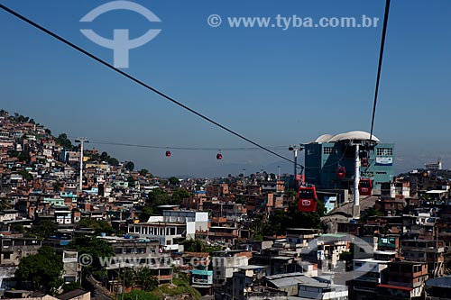  Subject: Cable car trams of Complexo do Alemao  / Place: Rio de Janeiro city - Rio de Janeiro state (RJ) - Brazil / Date: 02/2012 