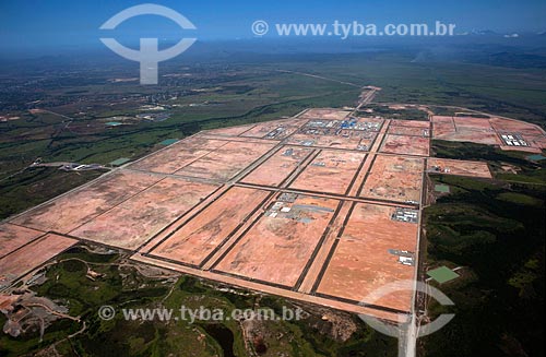  Subject: Aerial view of the Petrochemical Complex of Rio de Janeiro / Place: Itaborai city - Rio de Janeiro state (RJ) - Brazil / Date: 03/2012 