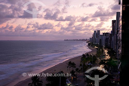  Subject: View of Boa Viagem Beach / Place: Recife city - Pernambuco state (PE) - Brazil / Date: 11/2011 