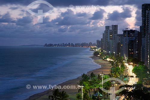  Subject: View of Boa Viagem Beach / Place: Recife city - Pernambuco state (PE) - Brazil / Date: 11/2011 