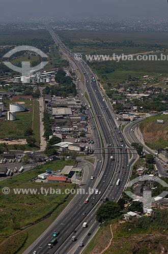  Subject: Aerial view of Washington Luis Highway - BR-040 / Place: Duque de Caxias city - Rio de Janeiro state (RJ) - Brazil / Date: 03/2012 