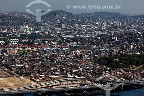  Subject: Aerial view of the Mare Slums Complex / Place: Rio de Janeiro city - Rio de Janeiro state (RJ) - Brazil / Date: 03/2012 