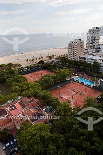  Subject: Aerial view of Rio de Janeiro Coutry Club with Ipanema Beach in the background / Place: Ipanema neighborhood - Rio de Janeiro city - Rio de Janeiro state (RJ) - Brazil / Date: 03/2012 