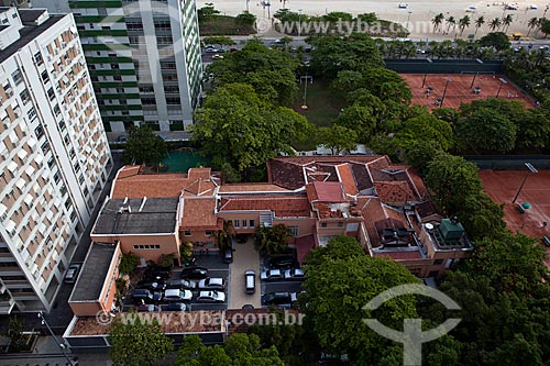  Subject: Aerial view of Rio de Janeiro Coutry Club with Ipanema Beach in the background / Place: Ipanema neighborhood - Rio de Janeiro city - Rio de Janeiro state (RJ) - Brazil / Date: 03/2012 