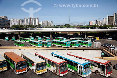  Subject: Bus station of the pilot plan of Brasilia / Place: Brasilia city - Federal District (FD) - Brazil / Date: 11/2011 