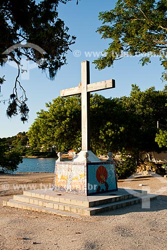  Subject: Cross at Ponta do Sambaqui / Place: Santo Antonio de Lisboa district - Florianopolis - Santa Catarina state (SC) - Brazil / Date: 03/2012 
