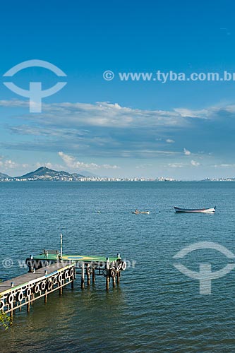  Subject: North Bay viewed from Sambaqui and downtown of Florianopolis in the background / Place: Florianopolis - Santa Catarina state (SC) - Brazil / Date: 04/2012 
